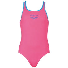 Load image into Gallery viewer, ONLY SIZE 26 - GIRLS' BIG LOGO ONE-PIECE SWIMSUIT - APHRODITE - OntarioSwimHub