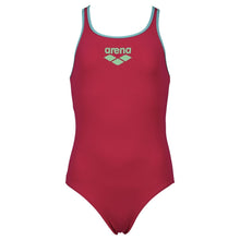 Load image into Gallery viewer, arena-girls-biglogo-swim-pro-back-one-piece-swimsuit-freak-rose-mint-001332-987-ontario-swim-hub-1