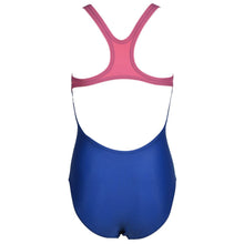 Load image into Gallery viewer, arena-girls-bright-hues-print-swim-pro-back-one-piece-swimsuit-royal-freak-rose-005088-709-ontario-swim-hub-4
