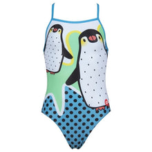 Load image into Gallery viewer, GIRLS' CRAZY PENGUINS ONE-PIECE - OntarioSwimHub