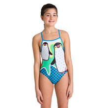 Load image into Gallery viewer, GIRLS' CRAZY PENGUINS ONE-PIECE - OntarioSwimHub