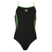 Load image into Gallery viewer, ONLY SIZE 26 - GIRLS' DEMETRA ONE-PIECE SWIMSUIT - BLACK - OntarioSwimHub