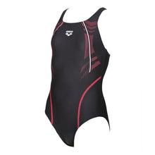 Load image into Gallery viewer, ONLY SIZE 26 - GIRLS' ENERGY ONE-PIECE SWIMSUIT - BLACK - OntarioSwimHub