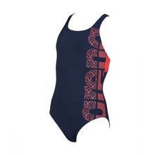 Load image into Gallery viewer, ONLY SIZE 24 - GIRLS' EQUILIBRIUM ONE-PIECE SWIMSUIT - NAVY - OntarioSwimHub