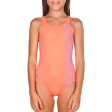 Load image into Gallery viewer, GIRLS' EQUILIBRIUM ONE-PIECE SWIMSUIT - SHINY PINK - OntarioSwimHub