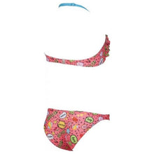 Load image into Gallery viewer, ONLY SIZE 26 - GIRLS' FANTASY ROUCHE BANDEAU TWO-PIECE SWIMSUIT - OntarioSwimHub