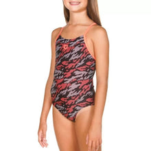 Load image into Gallery viewer, GIRLS' FANTASY ONE-PIECE SWIMSUIT - BLACK - OntarioSwimHub