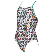 Load image into Gallery viewer, GIRLS' FANTASY ONE-PIECE SWIMSUIT - WHITE - OntarioSwimHub