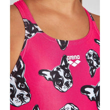 Load image into Gallery viewer, GIRLS' FUNNY DOGS V BACK ONE-PIECE - OntarioSwimHub