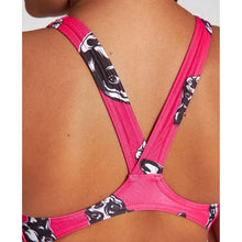 Load image into Gallery viewer, GIRLS' FUNNY DOGS V BACK ONE-PIECE - OntarioSwimHub