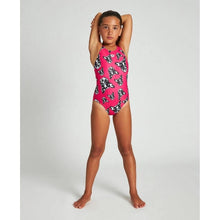 Load image into Gallery viewer, GIRLS' FUNNY DOGS V BACK ONE-PIECE - OntarioSwimHub