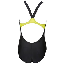 Load image into Gallery viewer, ONLY SIZE 26 - GIRLS' GLIMMER ONE-PIECE SWIMSUIT - BLACK - OntarioSwimHub