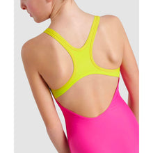 Load image into Gallery viewer, arena-girls-graphic-print-swim-pro-back-one-piece-swimsuit-freak-rose-soft-green-005115-960-ontario-swim-hub-9