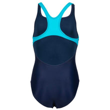 Load image into Gallery viewer, arena-girls-graphic-print-swim-pro-back-one-piece-swimsuit-navy-martinica-005115-780-ontario-swim-hub-4