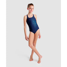 Load image into Gallery viewer, arena-girls-graphic-print-swim-pro-back-one-piece-swimsuit-navy-martinica-005115-780-ontario-swim-hub-7