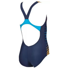 Load image into Gallery viewer, ONLY SIZE 26 - GIRLS' HEY ONE-PIECE SWIMSUIT - NAVY - OntarioSwimHub