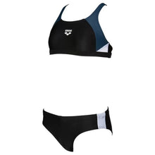 Load image into Gallery viewer, ONLY SIZE 26 - GIRLS' REN BIKINI - BLACK/WHITE - OntarioSwimHub