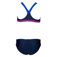 Load image into Gallery viewer, ONLY SIZE 26 - GIRLS' REN BIKINI - BLUE/PURPLE - OntarioSwimHub