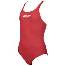 Load image into Gallery viewer,  arena-girls-solid-swim-pro-one-piece-swimsuit-red-white-2a263-45-ontario-swim-hub-1