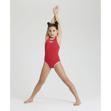 Load image into Gallery viewer,     arena-girls-solid-swim-pro-one-piece-swimsuit-red-white-2a263-45-ontario-swim-hub-6