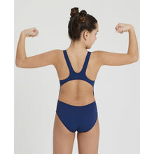 Load image into Gallery viewer,     arena-girls-solid-swim-tech-one-piece-swimsuit-navy-white-2a607-75-ontario-swim-hub-4