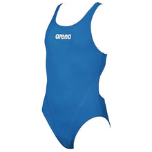 Load image into Gallery viewer,     arena-girls-solid-swim-tech-one-piece-swimsuit-royal-white-2a607-72-ontario-swim-hub-1
