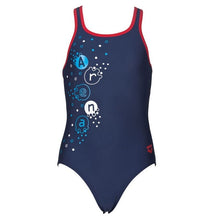Load image into Gallery viewer, ONLY SIZE 26 - GIRLS' SUBMARINE ONE-PIECE SWIMSUIT - NAVY - OntarioSwimHub