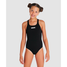 Load image into Gallery viewer, arena-girls-team-swimsuit-swim-pro-solid-black-white-005755-550-ontario-swim-hub-5