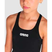 Load image into Gallery viewer, arena-girls-team-swimsuit-swim-pro-solid-black-white-005755-550-ontario-swim-hub-8