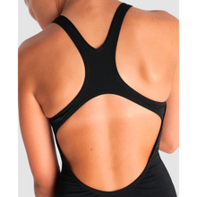 Load image into Gallery viewer, arena-girls-team-swimsuit-swim-pro-solid-black-white-005755-550-ontario-swim-hub-9