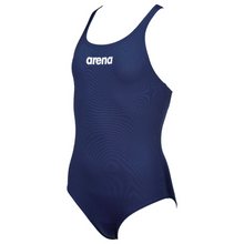 Load image into Gallery viewer, arena-girls-team-swimsuit-swim-pro-solid-navy-white-004762-750-ontario-swim-hub-1