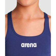 Load image into Gallery viewer, arena-girls-team-swimsuit-swim-pro-solid-navy-white-004762-750-ontario-swim-hub-8