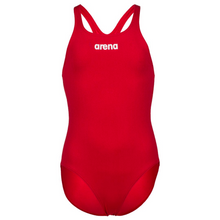 Load image into Gallery viewer, arena-girls-team-swimsuit-swim-pro-solid-red-white-004762-450-ontario-swim-hub-2