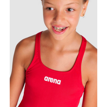 Load image into Gallery viewer, arena-girls-team-swimsuit-swim-pro-solid-red-white-004762-450-ontario-swim-hub-8