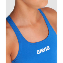 Load image into Gallery viewer, arena-girls-team-swimsuit-swim-pro-solid-royal-white-005755-720-ontario-swim-hub-8