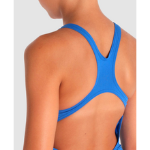 Load image into Gallery viewer, arena-girls-team-swimsuit-swim-pro-solid-royal-white-005755-720-ontario-swim-hub-9