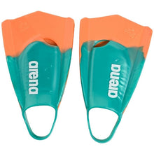 Load image into Gallery viewer, LIMITED EDITION POWERFIN PRO FED SWIM FINS - AQUA/ORANGE - OntarioSwimHub