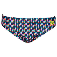 Load image into Gallery viewer, arena-mens-allover-brief-asphalt-multi-005244-550-ontario-swim-hub-2