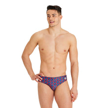 Load image into Gallery viewer,     arena-mens-allover-brief-royal-multi-005244-820-ontario-swim-hub-5