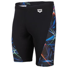 Load image into Gallery viewer, arena-mens-allover-swim-jammer-black-multi-005564-550-ontario-swim-hub-1