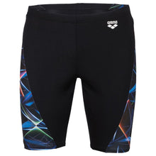Load image into Gallery viewer, arena-mens-allover-swim-jammer-black-multi-005564-550-ontario-swim-hub-2