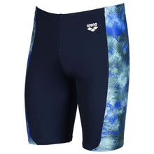 Load image into Gallery viewer, arena-mens-allover-swim-jammer-navy-neon-blue-multi-005022-750-ontario-swim-hub-1