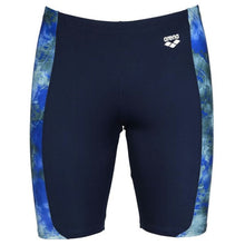 Load image into Gallery viewer, arena-mens-allover-swim-jammer-navy-neon-blue-multi-005022-750-ontario-swim-hub-2