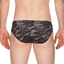 Load image into Gallery viewer, ONLY SIZE 34 - MEN'S BAHAMAS BRIEF - BLACK - OntarioSwimHub