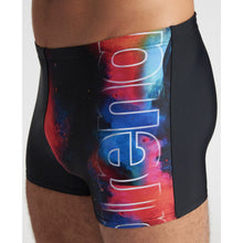 Load image into Gallery viewer,     arena-mens-cosmic-shorts-black-multi-004660-500-ontario-swim-hub-9