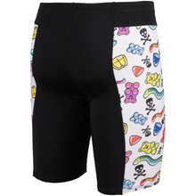 Load image into Gallery viewer, arena-mens-crazy-arena-swim-jammer-gummy-black-white-multi-006385-510-ontario-swim-hub-3