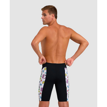 Load image into Gallery viewer,     arena-mens-crazy-arena-swim-jammer-gummy-black-white-multi-006385-510-ontario-swim-hub-6