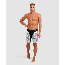 Load image into Gallery viewer,     arena-mens-crazy-arena-swim-jammer-gummy-black-white-multi-006385-510-ontario-swim-hub-7