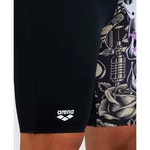 Load image into Gallery viewer, arena-mens-crazy-arena-swim-jammer-king-skull-black-white-multi-006384-510-ontario-swim-hub-8