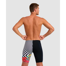 Load image into Gallery viewer,     arena-mens-crazy-arena-swim-jammer-octopus-black-white-multi-006379-501-ontario-swim-hub-6